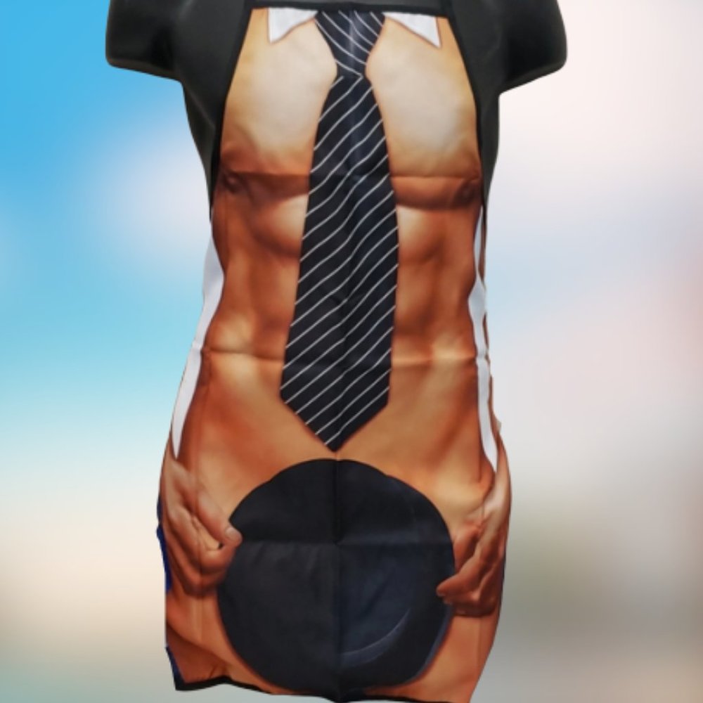 New you can leave your hat on apron
